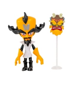 figurka crash bandicoot dr. neo cortex + maska uka uka / wave 1