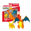 figurki pokemon charizard + pikachu
