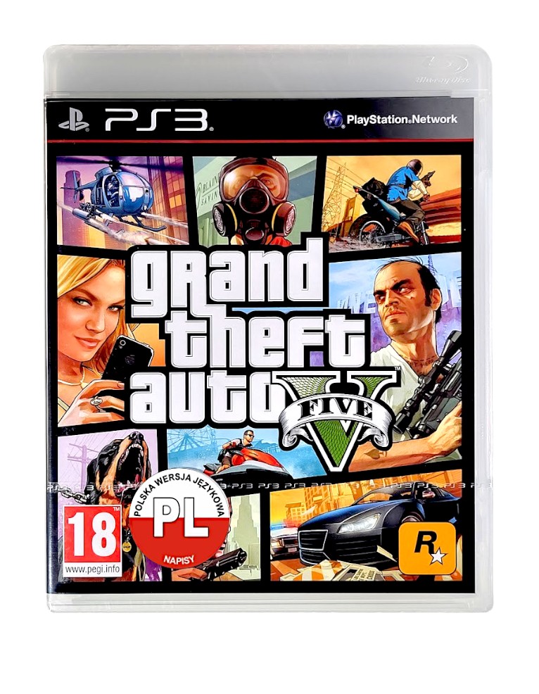 gra ps3 grand theft auto v / gta 5 / en okładka