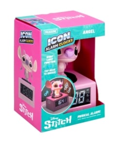 budzik / zegar / icon alarm clock / disney stitch / angel