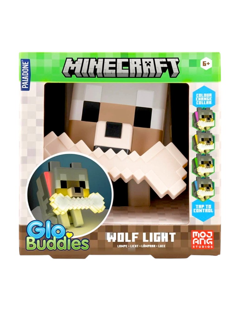 lampka minecraft wilk / wolf light / glo buddies