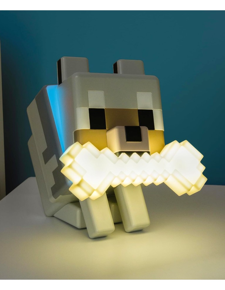 lampka minecraft wilk / wolf light / glo buddies