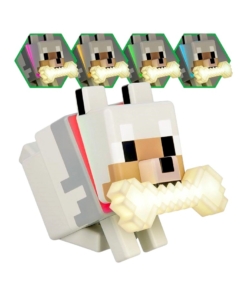 lampka minecraft wilk / wolf light / glo buddies