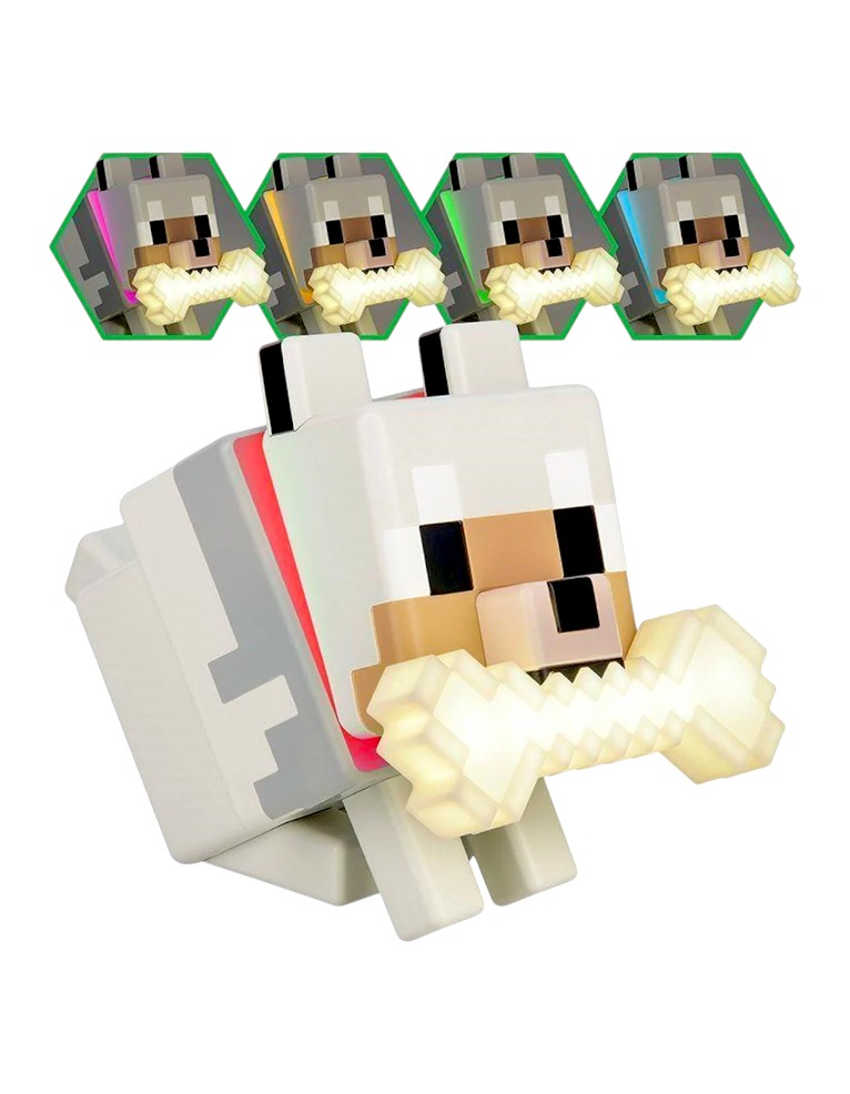 lampka minecraft wilk / wolf light / glo buddies
