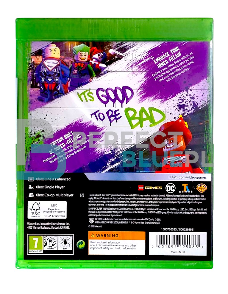 gra xbox one / xbox series x / lego dc super villains / super złoczyńcy