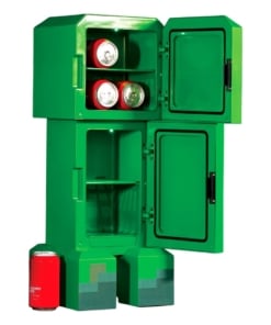 mini lodówka minecraft creeper