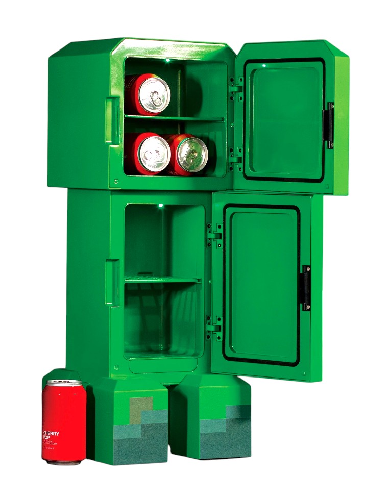 mini lodówka minecraft creeper