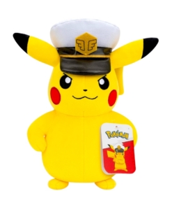 pluszowa maskotka pokemon kapitan pikachu / 24cm