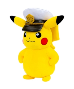 pluszowa maskotka pokemon kapitan pikachu / 24cm