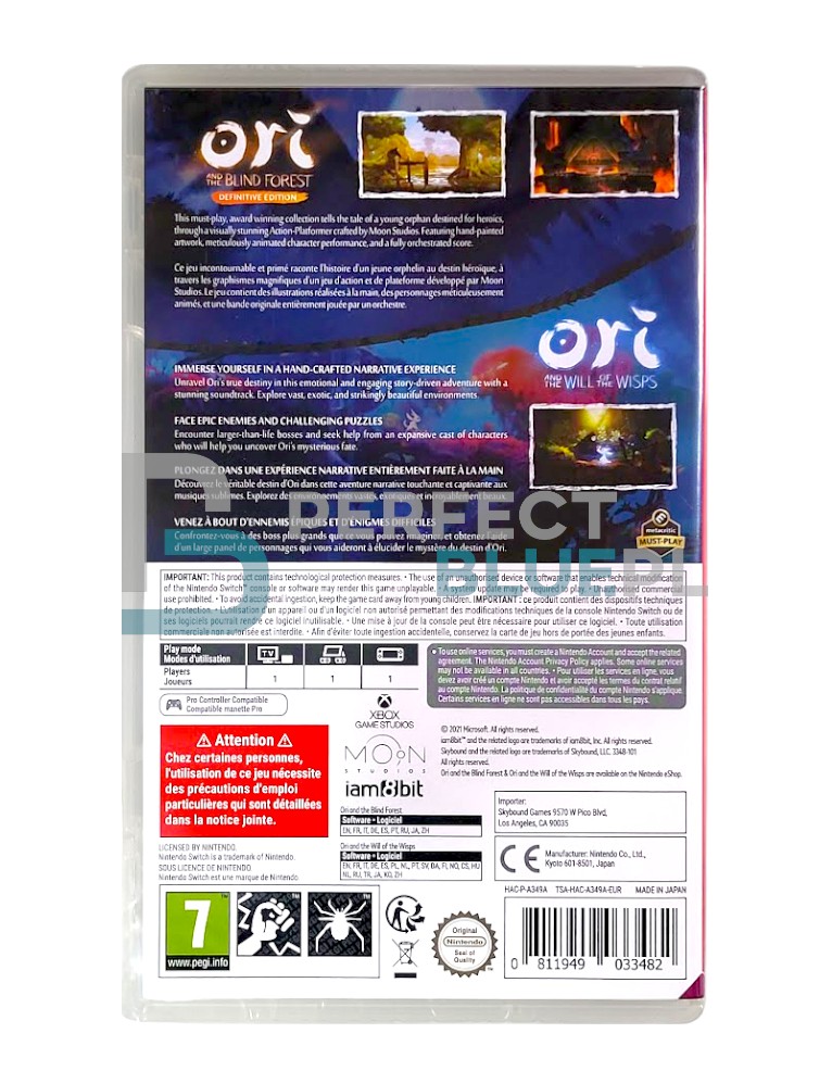 gra nintendo switch ori: the collection / fr