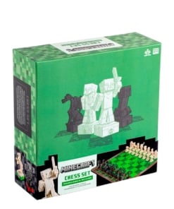 minecraft chess set overworld heroes vs hostile mobs / zestaw do gry w szachy