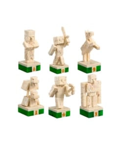minecraft chess set overworld heroes vs hostile mobs / zestaw do gry w szachy
