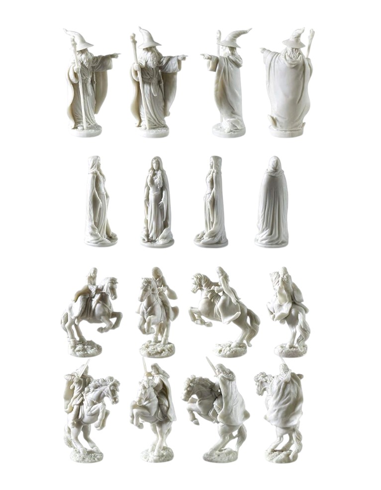 the lord of the rings chess set battle for middle earth / zestaw do gry w szachy władca pierścienia