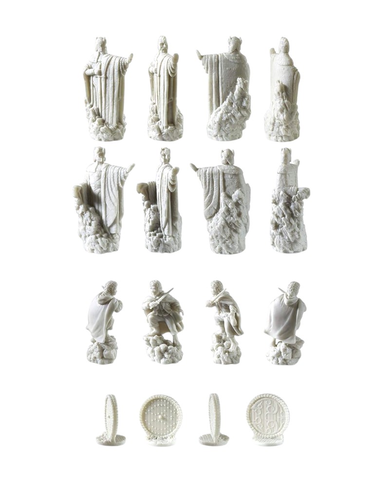 the lord of the rings chess set battle for middle earth / zestaw do gry w szachy władca pierścienia