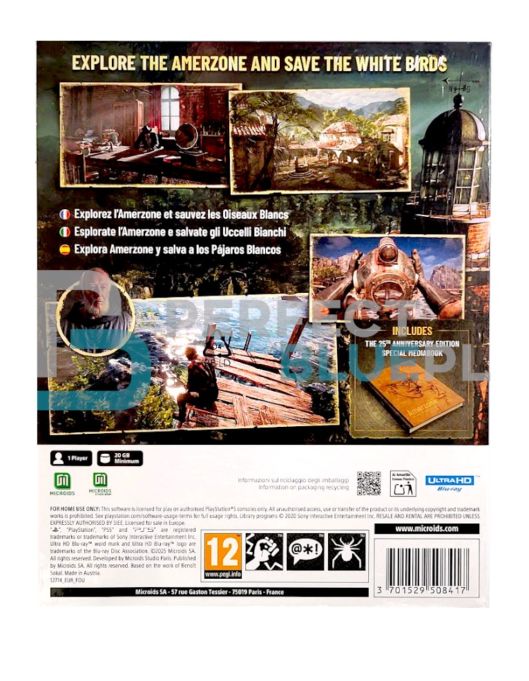 gra ps5 amerzone the explorer's legacy 25th anniversary edition