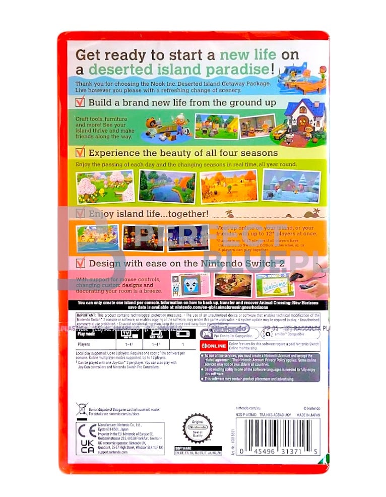 gra nintendo switch / switch 2 / animal crossing: new horizons / +bonusy!