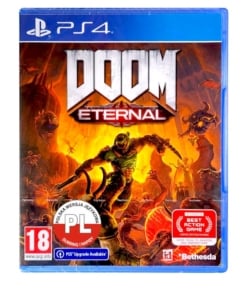 gra ps4 / + ps5 upgrade / doom eternal / en