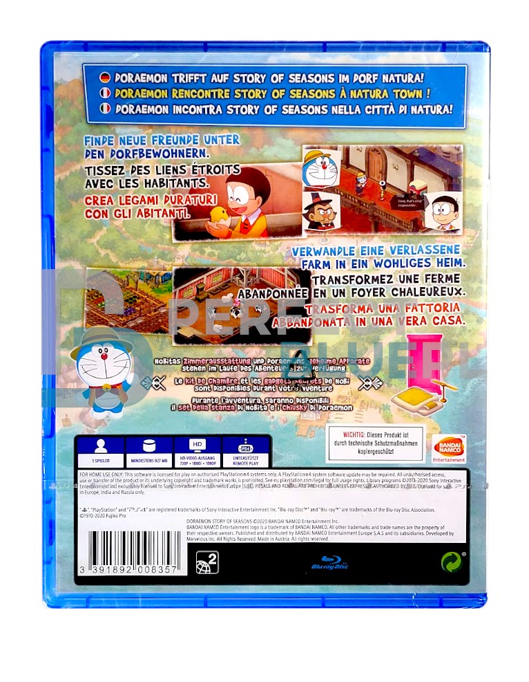 gra ps4 / ps5 / doraemon story of seasons / de