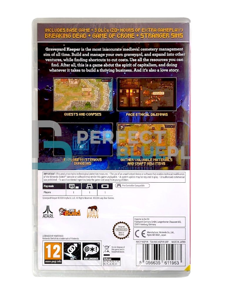 gra nintendo switch graveyard keeper: undead edition