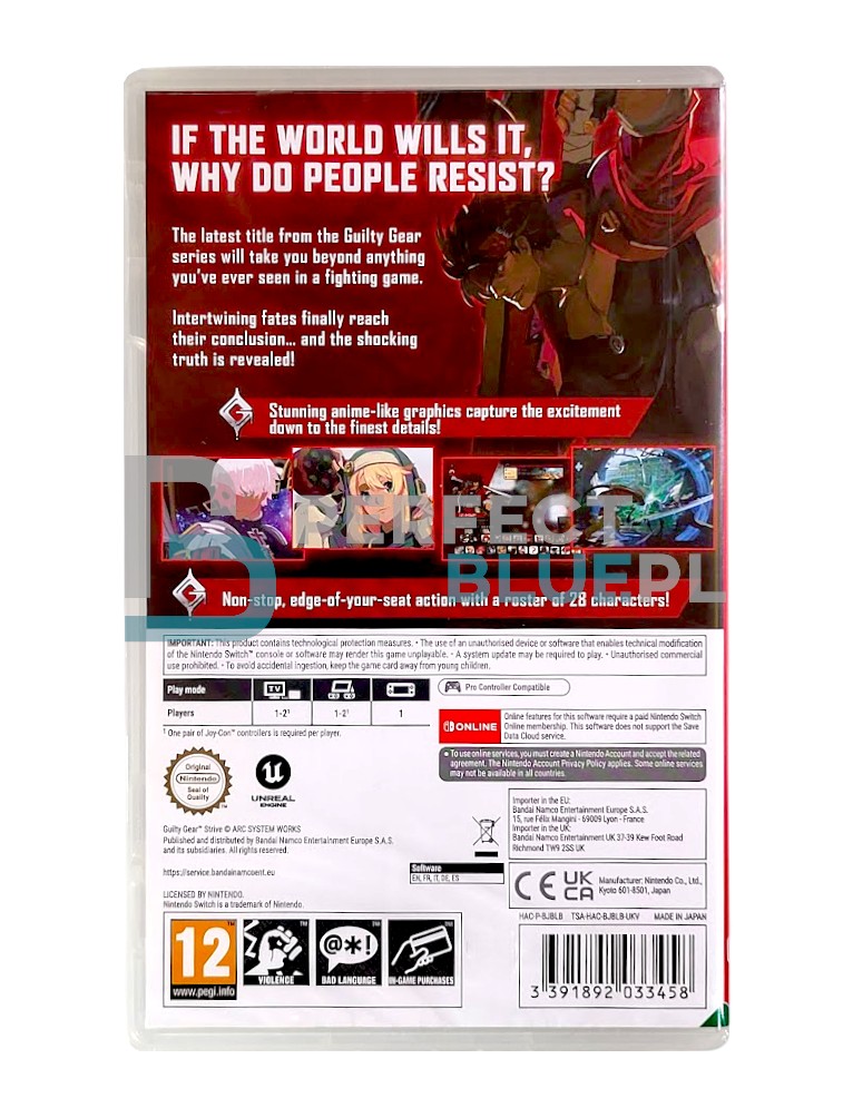 gra nintendo switch guilty gear strive