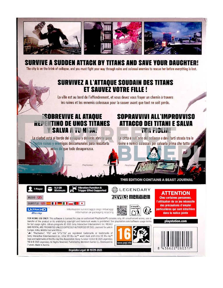 gra ps5 kong: survivor instinct titans edition