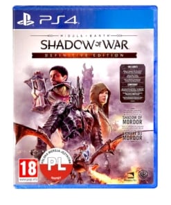 gra ps4 / ps5 / shadow of war: definitive edition / cień wojny: edycja ostateczna