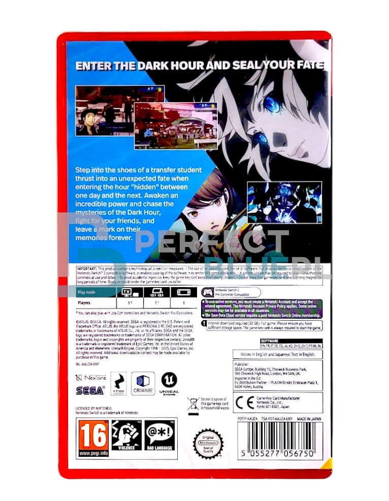 gra nintendo switch 2 persona 3 reload