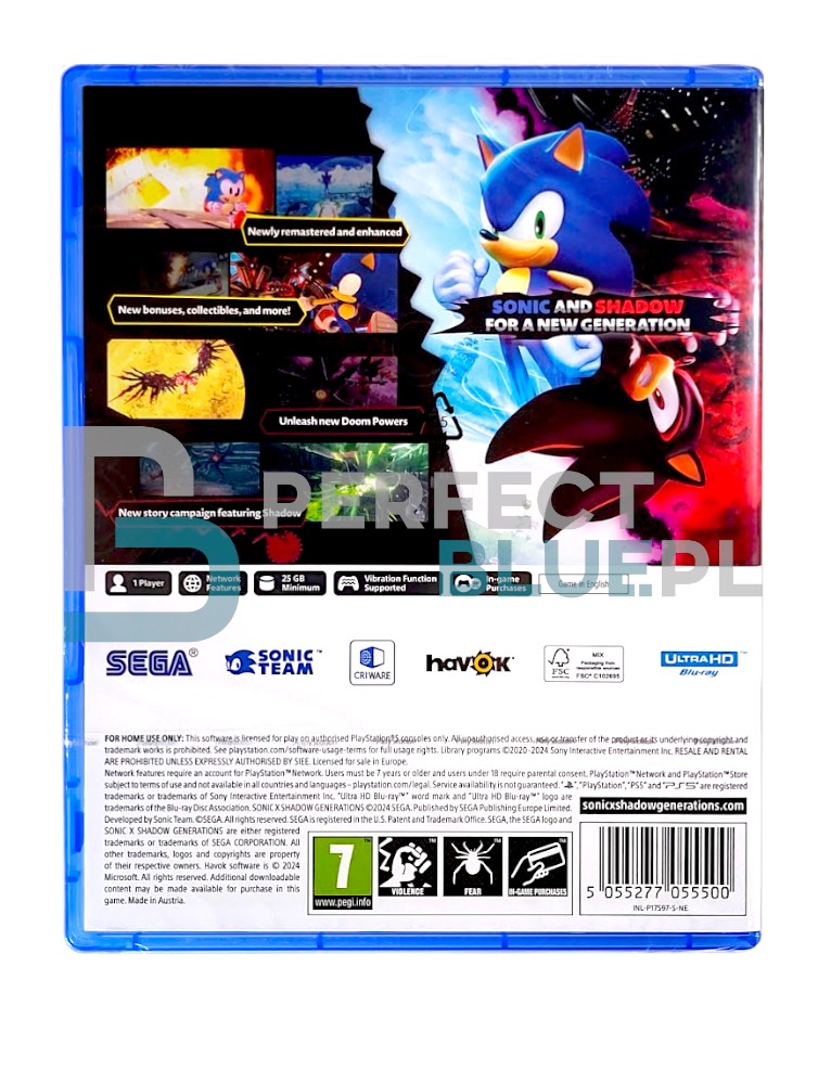 gra ps5 sonic x shadow generations