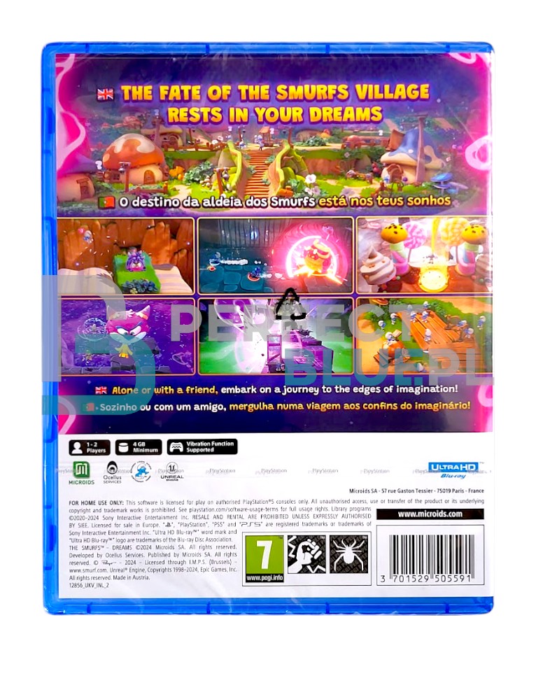 gra ps5 the smurfs dreams / smerfy: smerfne marzenia