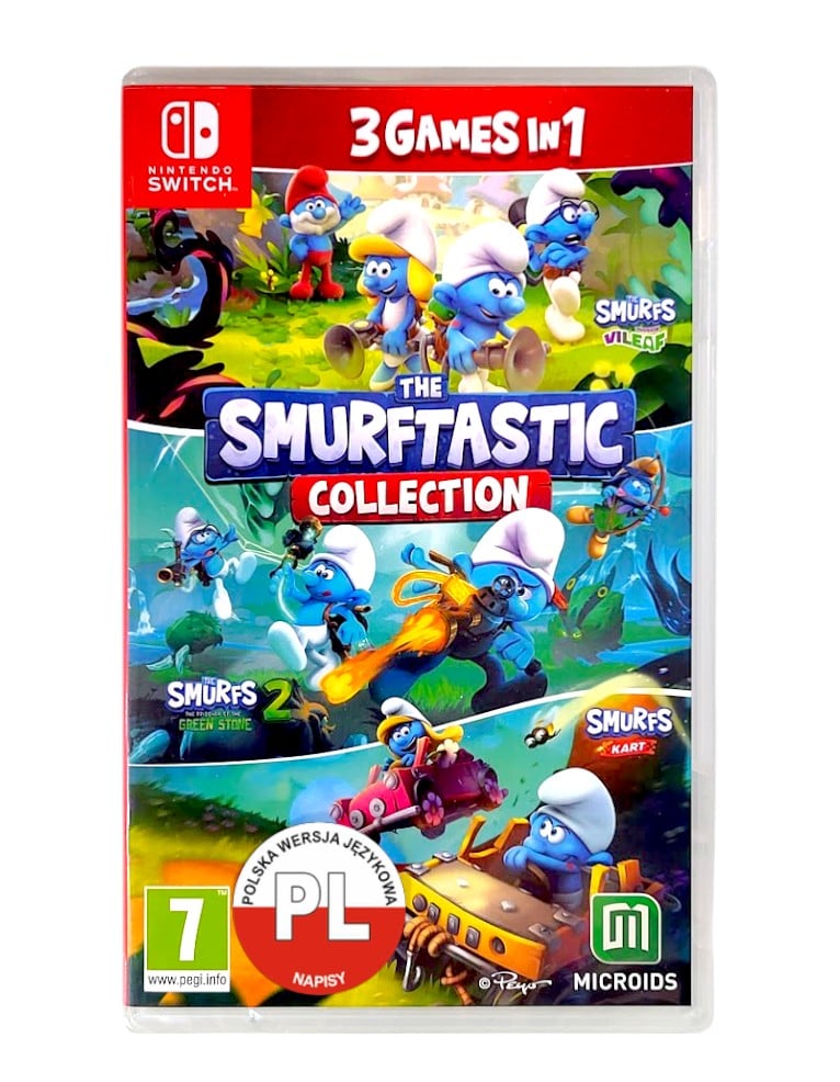 gra nintendo switch the smurftastic collection