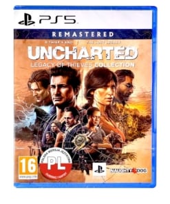 gra ps5 uncharted: kolekcja dziedzictwo złodziei / ska / polski dubbing