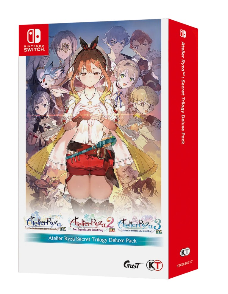 gra nintendo switch atelier ryza secret trilogy deluxe pack