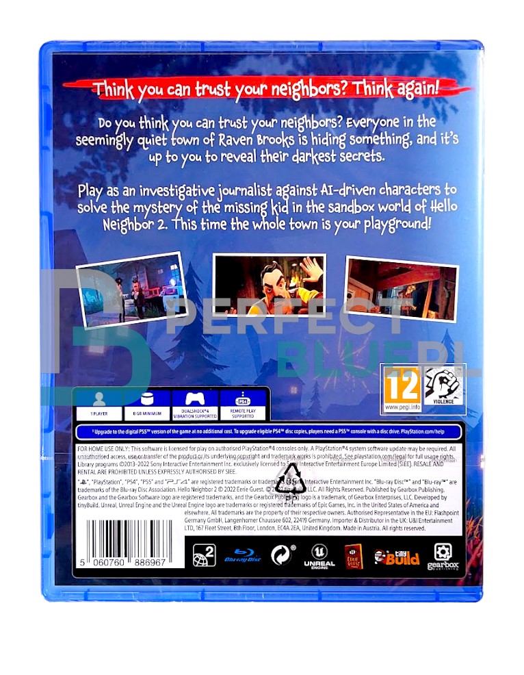 gra ps4 / + ps5 upgrade / hello neighbor 2