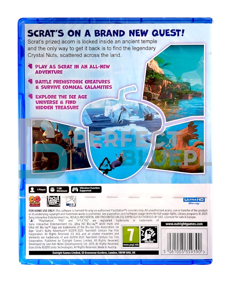 gra ps5 ice age scrat's nutty adventure / epoka lodowcowa: szalona przygoda scrata