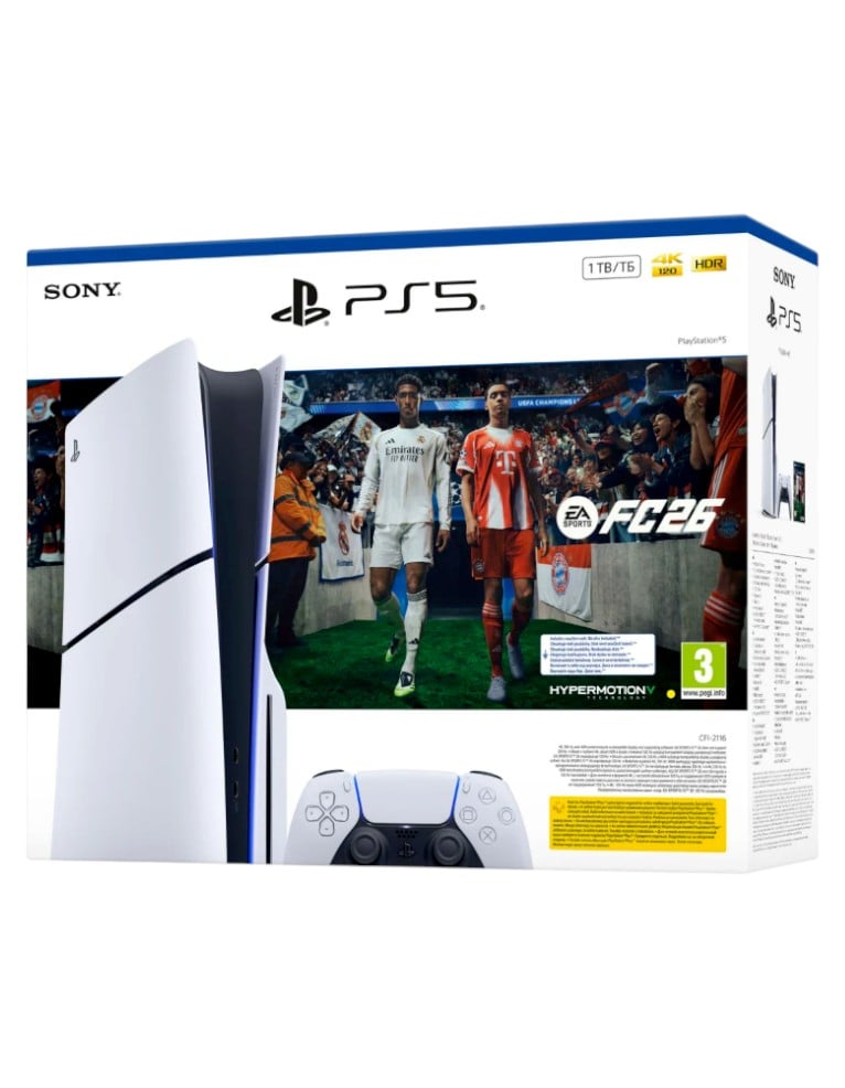konsola sony playstation ps5 slim 1tb z napędem / (cfi 2116) / + gra fc26