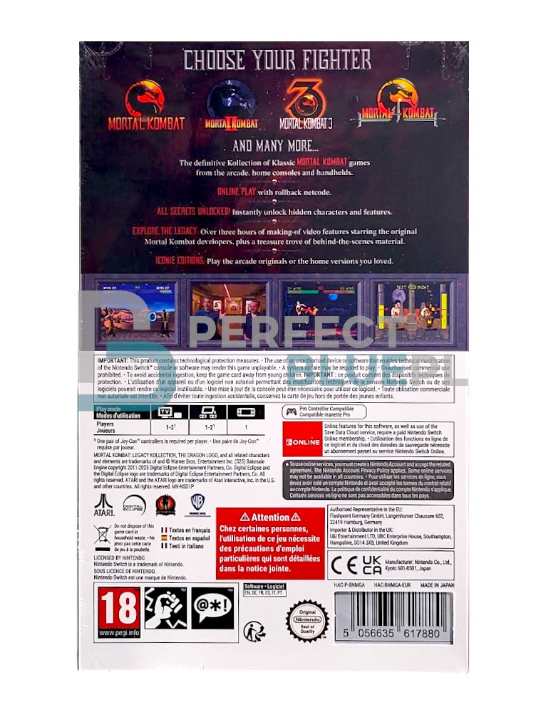 gra nintendo switch mortal kombat legacy kollection