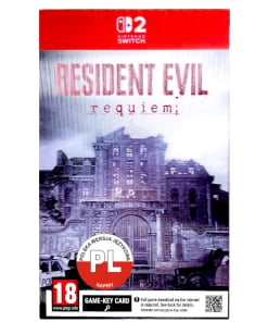 gra nintendo switch 2 resident evil requiem + okładka 3d