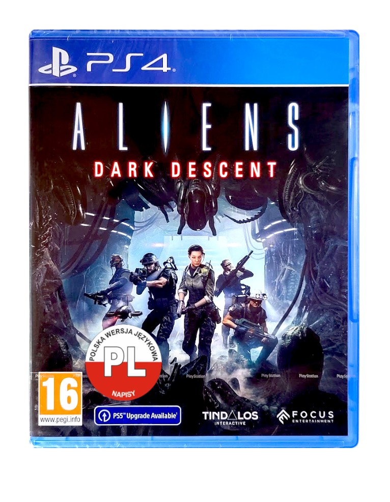 gra ps4 / + ps5 upgrade / aliens dark descent
