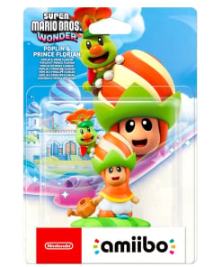 amiibo / super mario bros. wonder / poplin & prince florian
