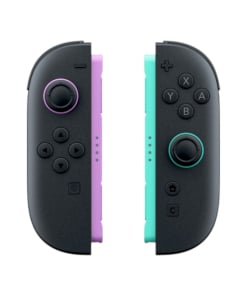 kontrolery nintendo switch 2 / joy con light purple green / fioletowe zielone