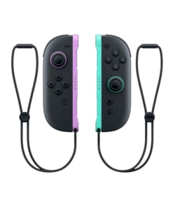 kontrolery nintendo switch 2 / joy con light purple green / fioletowe zielone