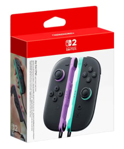 kontrolery nintendo switch 2 / joy con light purple green / fioletowe zielone