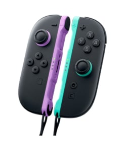 kontrolery nintendo switch 2 / joy con light purple green / fioletowe zielone
