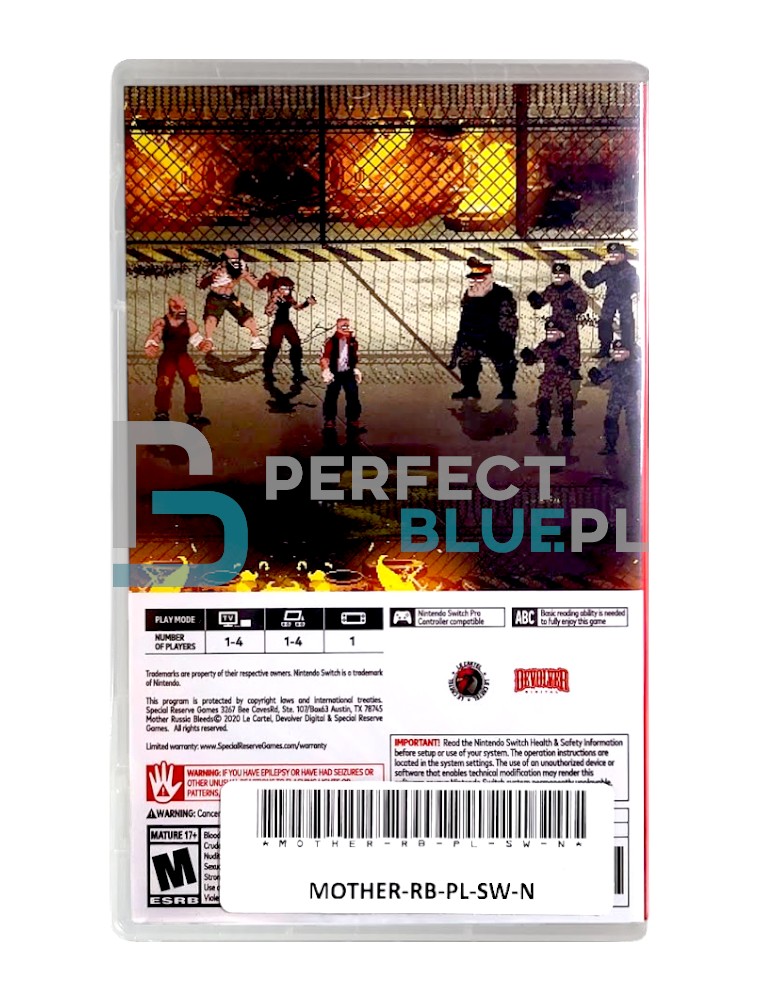 Mother Russia Bleeds gra Switch Import US | PerfectBlue.pl