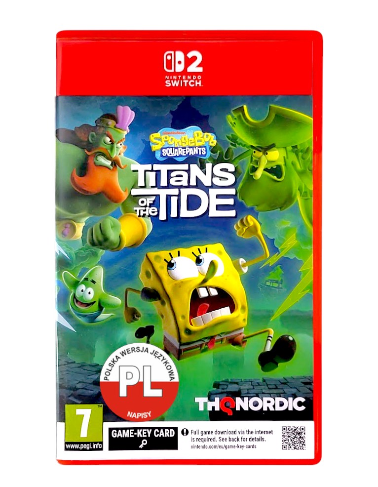 gra nintendo switch 2 spongebob squarepants: titans of the tide