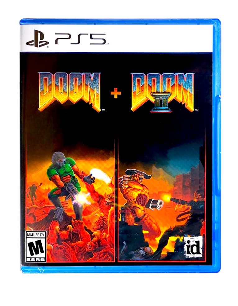 gry ps5 doom + doom ii / limited run! / import usa