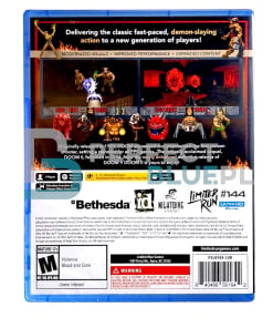 gry ps5 doom + doom ii / limited run! / import usa