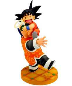 figurka / dragon ball z / son goku & grandpa gohan