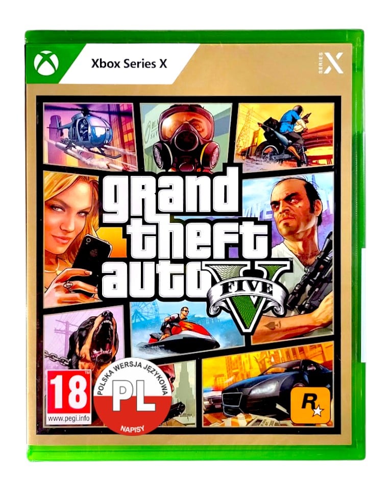 gra xbox series x / grand theft auto v / gta 5 / en