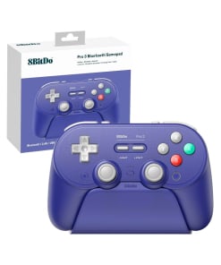 8bitdo pad / pro 3 bluetooth gamepad purple / bezprzewodowy / pc / nintendo switch / switch 2 / + podstawka